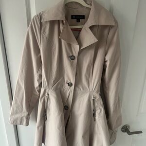 INC International Concepts Light Tan Trench Coat